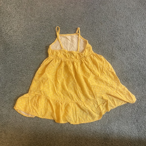 Old Navy Yellow w/ White Dots 3T Dress in Very Good Condition - Picture 3 of 3